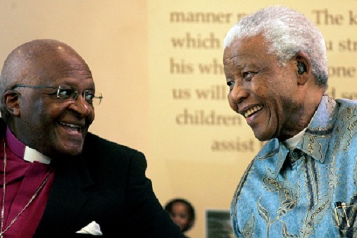 Bishop Tutu and Nelson Mandela